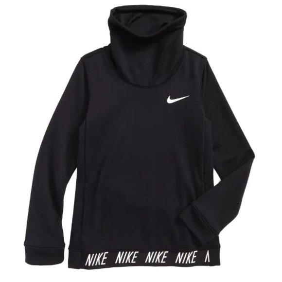 Nike Dry Core Studio Long Sleeve Black Pullover - Picture 1 of 11